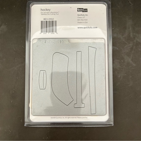 Lot of 3 Quickutz 4”x4” Sports sticks & balls cutting dies - Picture 8 of 14